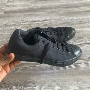 Classic Converse All star low top lace black women size 5 sneaker shoe